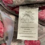 NEW Dip Pink Gray Tropical Artsy Floral Linen Sleeveless Tie Waist Midi Dress Photo 8