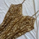 Victoria's Secret victoria’s secret vintage gold floral lace maxi length slip dress Photo 1