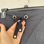 prAna  Black Wide Leg Cropped Hiking Pants Womens L Casual Outdoors Gorpcore Photo 2