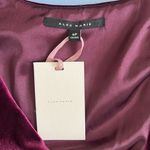 Alex Marie NWT Nikki Surplice V-Neck Long Sleeve Mahogany Velvet Dress Photo 8