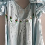 FANM MON Fanm Mon Demre Dress Size Medium New Blue Photo 5