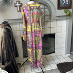 None Baroque print dress Size small sample sale Photo 2