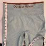 Outdoor Voices  Legging Womens Medium Storm Green Seamless Ribbed Size Medium Photo 4