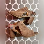 Franco Sarto Camel Taupe Perforated Heels 6.5
Business casual block heel fall Photo 3