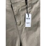 OAT New York Plus High Rise Wide Leg‎ Trousers Martini Olive Size 18W Green Photo 9