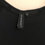 Skingraft Black w/ White Stripes Mini Shirt Dress Size S Photo 3