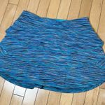 Ideology  Flounce Turquoise Blue Space Dye Print Athletic Skirt Skort Size Medium Photo 1