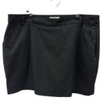Aur Golf Black Skirt Shorts 4 Pocket Skort Zip Side Above the Knee Womens 10 White Photo 6