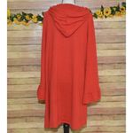 Southern Stitch  Ladies Red Hooded Bell Sleeves Pullover Sweatshirt Dress Size XL Photo 10