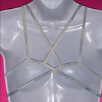 frankie's bikinis  Blue Tie-Dyed Bikini Top Photo 4