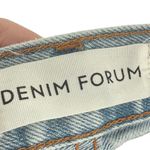 Aritzia Denim Forum The '90s Vintage Maxi Denim Skirt Jean Skirt Size 24 Slit Blue Photo 3