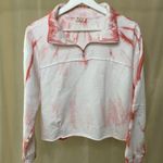 POL Quarter Zip Red and White Pullover Size Large Photo 0