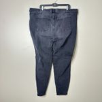 Torrid  Womens 26 Tall Sky High Skinny Crop Washed Black Stretch Denim Jeans Photo 2