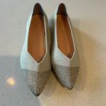 Rothy's  The Point Diamond Metallic Ballet Flats US Size 12.5 Women New Photo 1