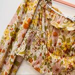 HYFVE La Jolla Floral Smocked Blouse flower power sz Medium Photo 40