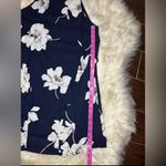 Eclair navy blue floral sleeveless dress sz XS Blue Photo 7