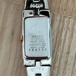 Seiko  Luxury Ladies Watch Blue Rectangular Dial Two-Tone Bracelet Cocktail Photo 9