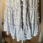 She & Sky NWOT  Purple Polka Dot Ruffle V-Neck Sun Dress Photo 4