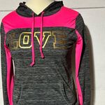 Body Instinct1X ladies pullover gray and hot pink hoodie Size 1X Photo 5