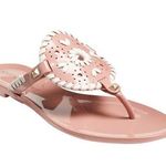 Jack Rogers Rose Flip-Flop Sandals Georgica Jelly Size 11M New with Tag Photo 0
