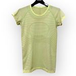 Lululemon  swiftly tech short sleeve stretchy T-shirt, neon yellow, size 8 Photo 1