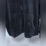 Bebe  SPORT Women’s Athleisure Velour Casual Pullover Rhinestoned Hoodie Photo 4