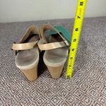 Dansko  Thea Leather Clogs Slingback Sandals Wood Cut Out Size 39 /8.5-9 US Photo 10