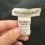 Jessica London  CHARCOAL LONG SLEEVE MIDI CABLE KNIT SWEATER DRESS SIZE 14/16 Photo 7
