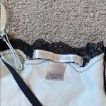 Victoria's Secret  Silver Satin Lace Trim Chemise SIZE M Photo 2
