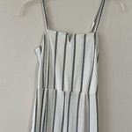 Bershka  Women's Black White Stripe Jumpsuit  Size S Summer Vacation Wide Leg Photo 0