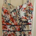 Floral Size 11 Sundress Tie Back Cinched at Waist 90’s Vibe Party Photo 1