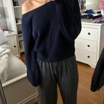 SheIn Knitted Off the Shoulder Sweater Photo 2