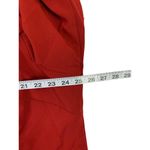 Allison Daley Women's Knee Deep Brick Red Zipper Top Photo 5