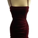 Charlotte Russe  Mini Dress Velvet Ruched Party Clubwear XS Photo 1