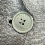 Poetry Blue 100% Linen Lightweight Blazer Jacket Sz 6 Pockets Unlined Lagenlook Photo 6