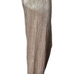 Victoria's Secret  Gold Metallic Plisse Pleated Joggers Size Small Photo 3