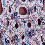 Eyelash Couture Y2k Pink Ruffled Cutout Racerback Tank Top Photo 2