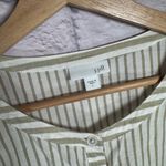 J Jill Tunic Top Popover Coastal Cottage Lagenlook Boho Minimalist Quiet Luxury Size L Photo 3