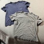 ZARA Bundle of  Short Sleeve Acid Wash Navy & Grey Pocket T-Shirts Size Small EUC Photo 0