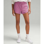 Lululemon  Inner Glow High-Rise Short 3" Velvet Dust Mauve Pink Size 12 READ Photo 1