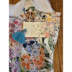 Johnny Was NWT Neon Jungle Eyelet One Piece Swimsuit Size Medium $228 Photo 9