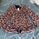 Keepsake NWT  - One Love Playsuit - black rose floral Photo 3