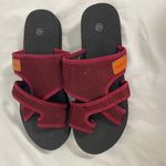 NEW Black Purple Burgundy Mesh Sport Athletic Sandals / Flip Flops EU 42 US 11.5 Photo 4
