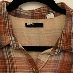 BDG Button Down Long Sleeve Pocket Flannel Women's Sz Large Photo 2