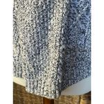 Gap  Black and White Cable Knit Turtleneck Sweater Size Small Photo 8