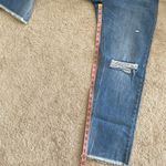 Avec Les Filles  Distressed Button Fly Straight Raw Hem Jeans Size 29 Photo 11