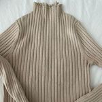 Princess Polly Tan Long Sleeve Crop Top Photo 0
