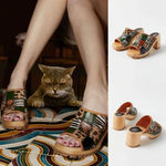 Free People Swedish Hasbeens Jungle Mule Clogs Size 8 NWOT $350 Photo 1