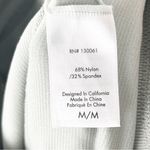 l*space L* Active Green Knit High Rise Drawstring Waist Leggings, Size Medium Photo 3