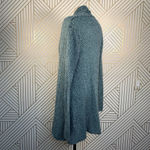 Wooden Ships Blue Green Knit Open Cardigan Sweater Photo 5